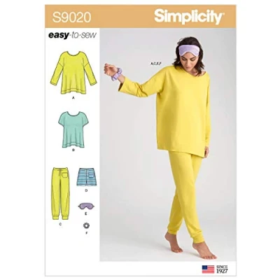 Afbeelding van Simplicity US9020A MISSES SLEEPWEAR, Various, A (XXS XS S M L XL XXL)