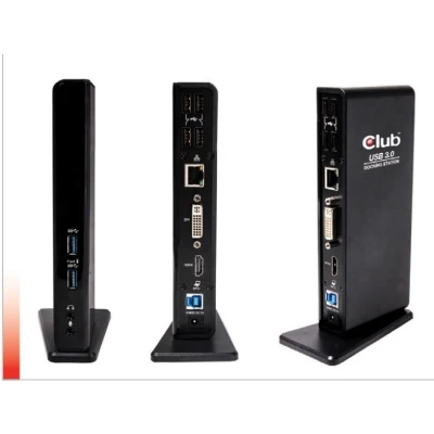 Afbeelding van Club 3D USB Gen1 Type A Dual Display Docking Station