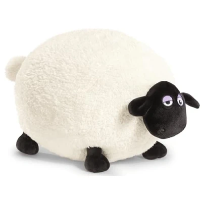 Afbeelding van Knuffel Shaun het Schaap Shirley 45 cm wit Zacht speelgoed gemaakt van pluche, schattig pluchen knuffeldier om mee te knuffelen en spelen, voor kinderen volwassenen