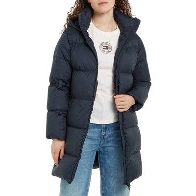 Afbeelding van Tommy Hilfiger DOWN Casual Gewatteerde jas, Dames, Maat: Medium, Desert sky