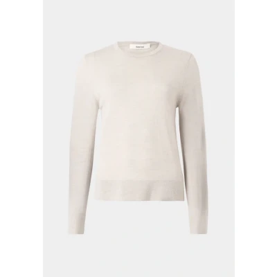 Afbeelding van Selected Femme Slfthea O NECK Trui, Dames, Maat: 34, Oatmeal