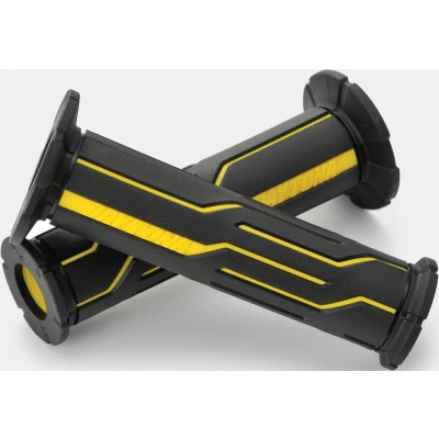 Afbeelding van DAYTONA Rubber grip d lin sw/ge 125 open