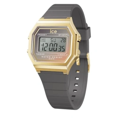 Afbeelding van ICE Watch digit retro Dove grey 023310 Horloge Siliconen Grijs Ø 33 mm