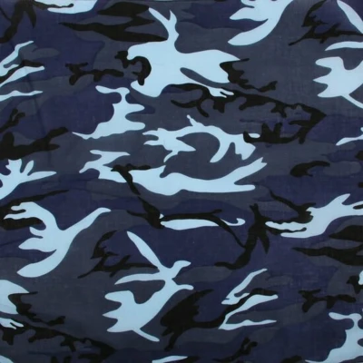 Afbeelding van Bandana Zakdoek Camouflage Leger Patroon Grijs Zwart Wit Print Haarband Hoofdband Hoofddoek Biker Sport Casual