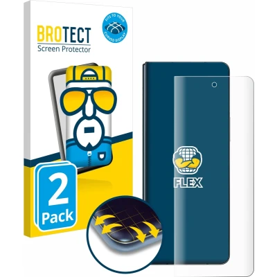 Afbeelding van BROTECT Full Cover Screen Protector voor Samsung Galaxy Z Fold 4 (2 Stuks) Schermbeschermer, 3D Curved