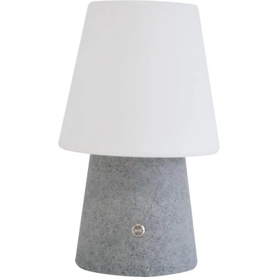 Afbeelding van 8 Seasons Design No.1 30RGB Tafellamp oplaadbaar Steen 16 RGB kleuren Led Dimbaar H30 cm