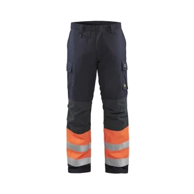 Afbeelding van Blaklader Multinorm winterwerkbroek 1869 1513 Marineblauw/Oranje C50