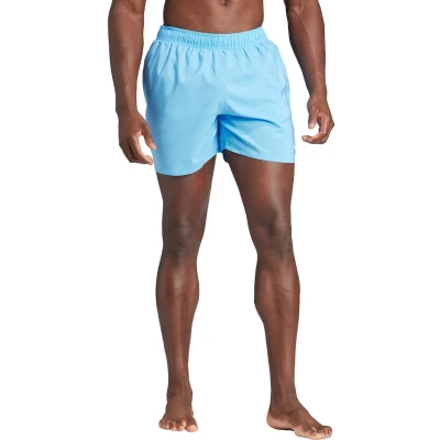 Afbeelding van Adidas heren Solid CLX zwemshorts met steekzakken in de kleur Blauw, maat: M