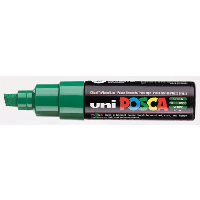 Afbeelding van uni ball Paint Marker op waterbasis Posca PC 8K donkergroen paintmarker