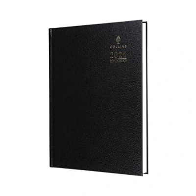 Afbeelding van Collins Standaard Bureau 2024 Dagboek A5 Week om te bekijken Zakelijk (afspraken) Business Planner en Organisator Januari tot December Wekelijks Zwart A35.99 24