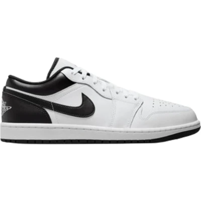Afbeelding van Jordan AIR 1 Sneakers laag, Heren, Maat: 47, White/black Leer en textiel