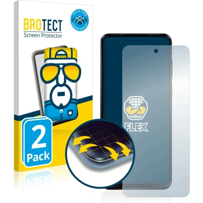 Afbeelding van BROTECT Screenprotector voor Motorola Moto G13 Folie Beschermfolie transparant volledig dekking (2 Stuks)