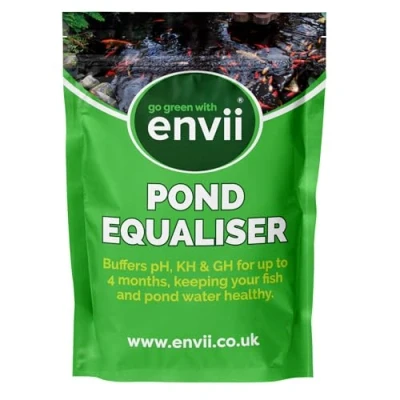 Afbeelding van Envii Pond Equaliser pH buffer voor de vijver brengt onmiddellijk , KH en GH niveaus in evenwicht stabiliseert waarden 250g