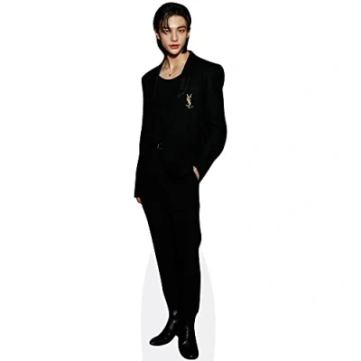 Afbeelding van Hyunjin (Black Outfit) Mini Knipsel