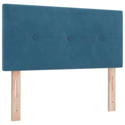 Afbeelding van vidaXL Hoofdbord Met Knopen Tufted Donkerblauw 90 cm Fluweel