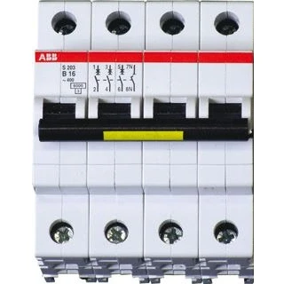 Afbeelding van ABB S204 B32 INSTAUTOMAAT 4P 32A B KAR