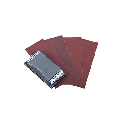 Afbeelding van wolfcraft Handschuurset 41 delig I 2877000 Praktische set voor fijne en gelijkmatige schuurwerkzaamheden