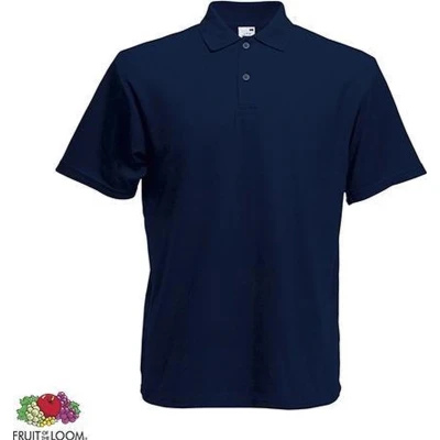 Afbeelding van Fruit of the Loom poloshirt heren Deep Navy L