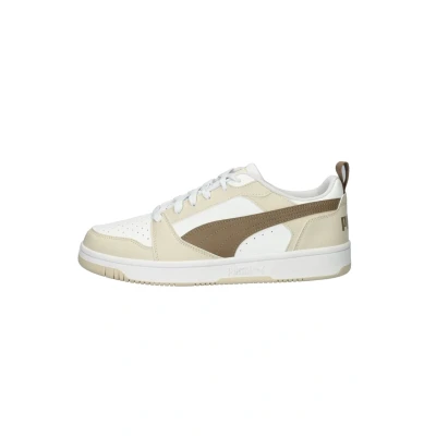 Afbeelding van Puma Rebound V6 Laag, Wit Totally Taupe Alpine Sneeuw, 42 EU