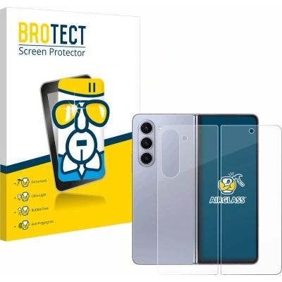 Afbeelding van BROTECT Screenprotector voor Samsung Galaxy Z Fold 5 (Voor+Achter) Folie Beschermfolie Beschermglas transparant