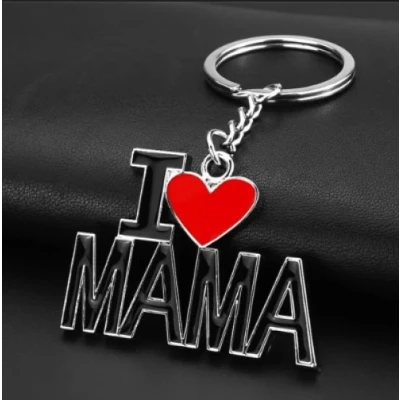 Afbeelding van Go Gadget Sleutelhanger I Love Mama Moederdag Verjaardag Liefste Moeder
