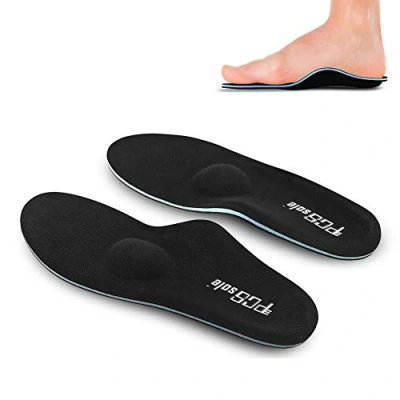 Afbeelding van PCSsole Hoge Steunzolen Orthesen binnenzool Inlegzolen voor platvoeten, plantaire fasciitis, voetpijn, pronatie, hielpijn mannen en vrouwen (EU40 41(26cm))