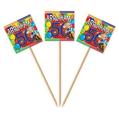 Afbeelding van Prikkers Abraham! 50 stuks