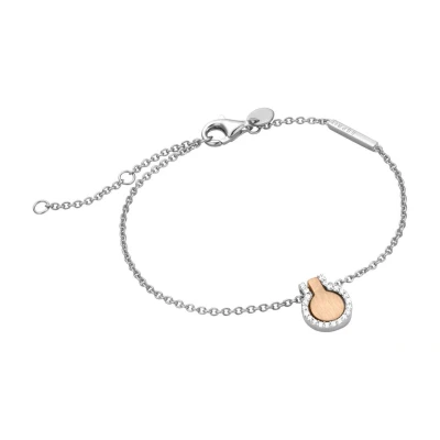 Afbeelding van Esprit ESBR00301217 Fuse armband Zilver roségoudverguld Rosékleurig