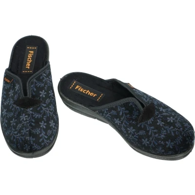Afbeelding van Fischer Dora pantoffels voor dames, blauw, zwart, 552, 38 EU