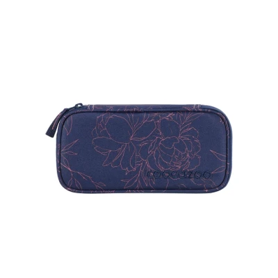 Afbeelding van coocazoo Pennenetui, etui, passe vak, geodriehoekvak, lesroomvak, uitneembare pennenhouder, extra vak met ritssluiting, vanaf de 3e klas, Sweet Rose Paars Roze