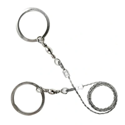 Afbeelding van Sleutelhanger met staalkabel Mini survival handzaagje