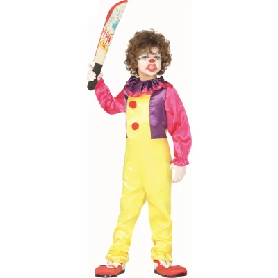 Afbeelding van Fiestas Guirca Verkleedkostuum Clown Junior Geel Maat 146/152