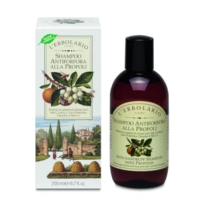 Afbeelding van L&#039;Erbolario Anti roos shampoo met propolis, per stuk verpakt (1 x 200 ml)