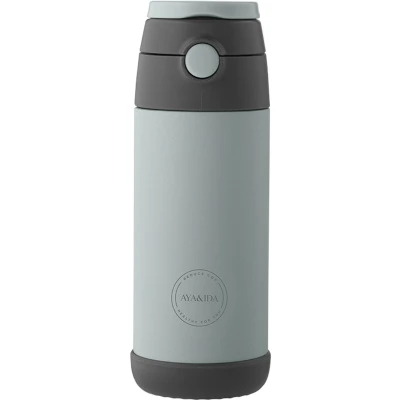 Afbeelding van AYA &amp; IDA Drinking Bottle KIDS straw 350ml MINT GREEN