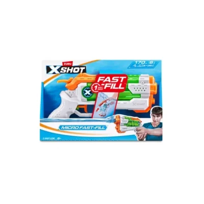 Afbeelding van ZURU XSHOT Fast Fill Micro Water Blaster Waterpistool Buitenspel Snel vullen Trekt tot 8m 56220 2023
