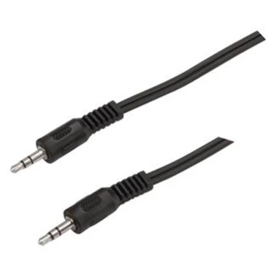 Afbeelding van Bachmann 918.011 Jackplug Audio Aansluitkabel [1x male 3,5 mm 1x mm] 2.50 m Zwart