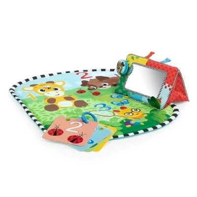 Afbeelding van Baby Einstein Discovery Garden speeltapijt met spiegel, 0 6 maanden, multisensorisch