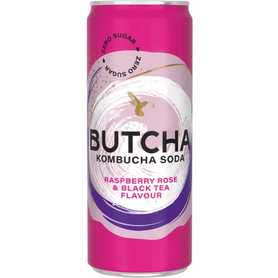 Afbeelding van Butcha Raspberry Rose Blik 25 Cl