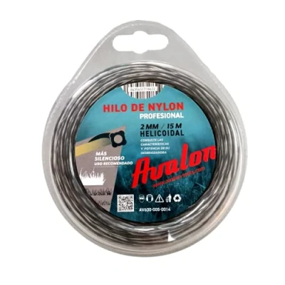 Afbeelding van Avalon Universele nylondraad voor bosmaaier en grasmaaiers (2 mm x 15 m)