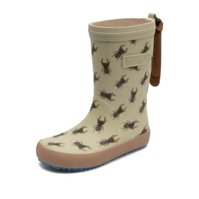 Afbeelding van Bisgaard Unisex Kids Fashion Rain Boot, Brown Beetles, 35 EU