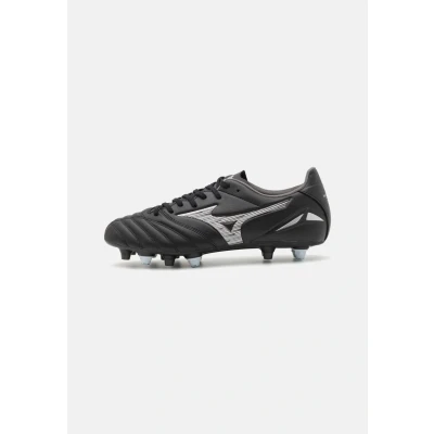Afbeelding van Mizuno Morelia NEO IV PRO MIX Voetbalschoenen met metalen noppen, Heren, Maat: 43, Black/galaxy silver Hoogwaardig imitatieleer