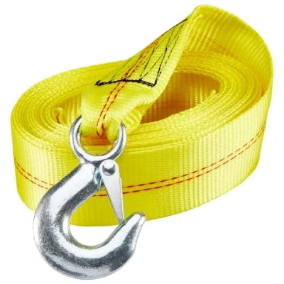 Afbeelding van CarBole Marine Boot Trailer Lier Strap, Heavy Duty Sleeptouw met haak, Sleepriem, 2 &quot;x 50 voet,Werk Limited 3200LB voor Auto&#039;s Trucks