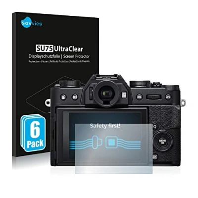 Afbeelding van Savvies (6 Stuks) Schermbeschermer voor Fujifilm X T20 Screen Protector Ultra Transparant