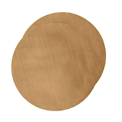 Afbeelding van HolKitchen® Duurzame bakfolie (set van 2) bakpapier Bakvorm Premium PTFE (Teflon) Herbruikbaar, hittebestendig en anti aanbaklaag Vaatwasmachinebestendig Rondom (2 x Ø 40 cm)