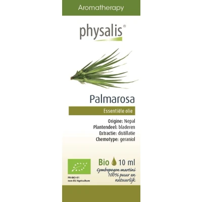 Afbeelding van Physalis Palmarosa Olie Bio 10ml