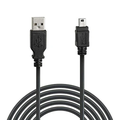 Afbeelding van Wicked Chili 3 m oplaadkabel compatibel met Dualshock PS3 controller, Mini USB kabel (laad en speelfunctie, 2.0 hoge snelheid) PlayStation3 aansluitkabel, zwart