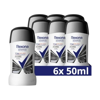 Afbeelding van 6x Rexona Deodorant Stick Invisible 50 ml