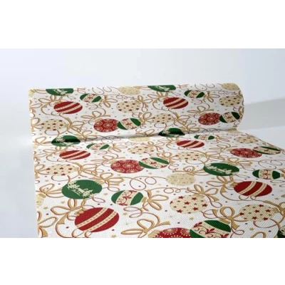 Afbeelding van Sovie HORECA Tafelloper BELINDA Xmas Kerstmis adventstijd tafeldecoratie van Linclass® Airlaid 40 cm x 24 m, 1 stuk