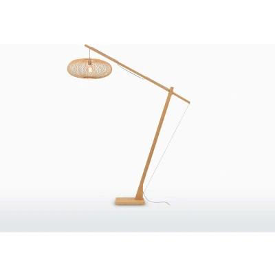 Afbeelding van GOOD&amp;MOJO Vloerlamp Cango Bamboe 175x60x207cm Bruin