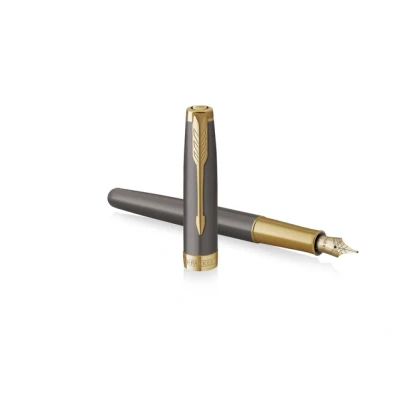 Afbeelding van Vulpen Parker Sonnet Grey Collection GT fijn